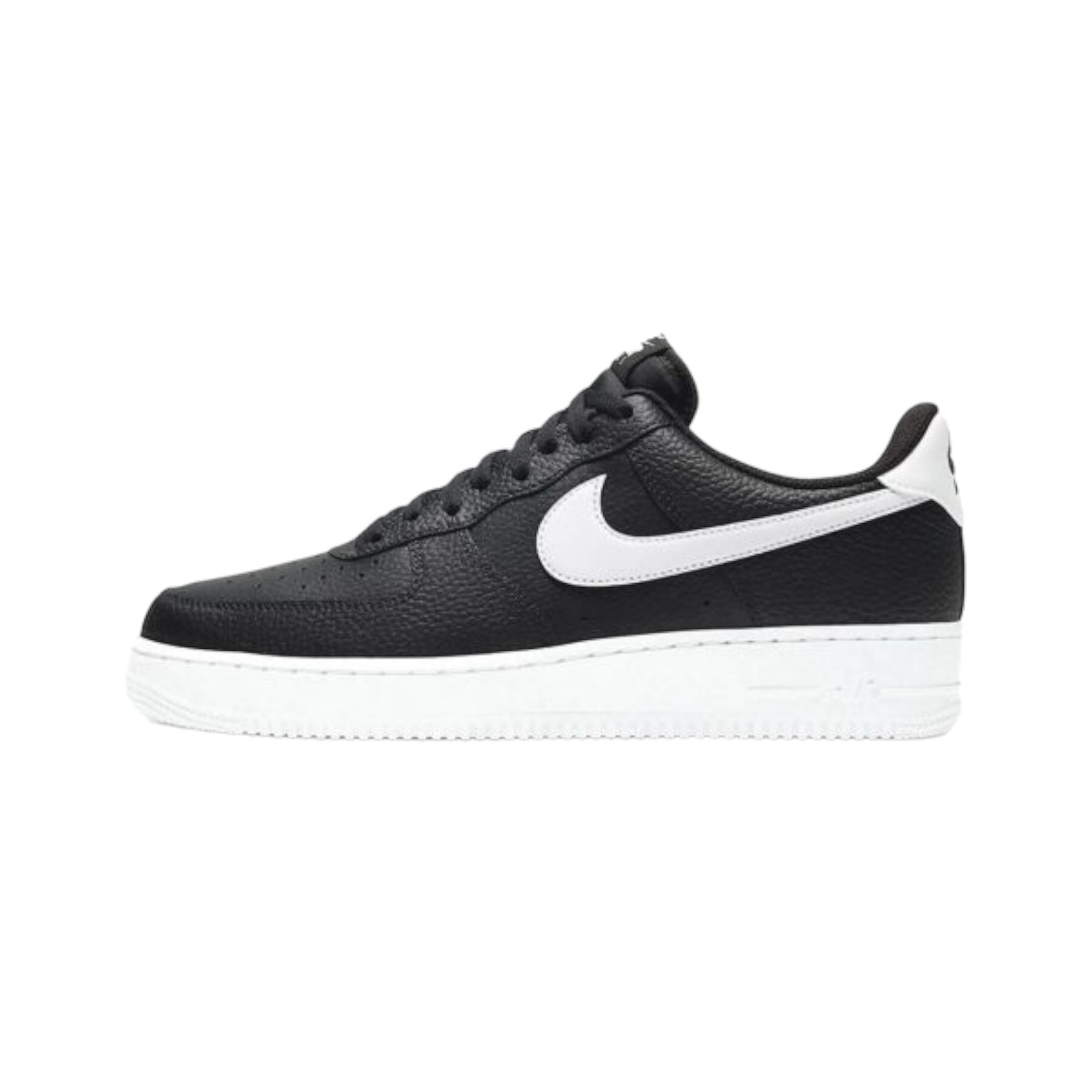 Nike Air Force 1 Low ‘07 Black White Pebbled Leather