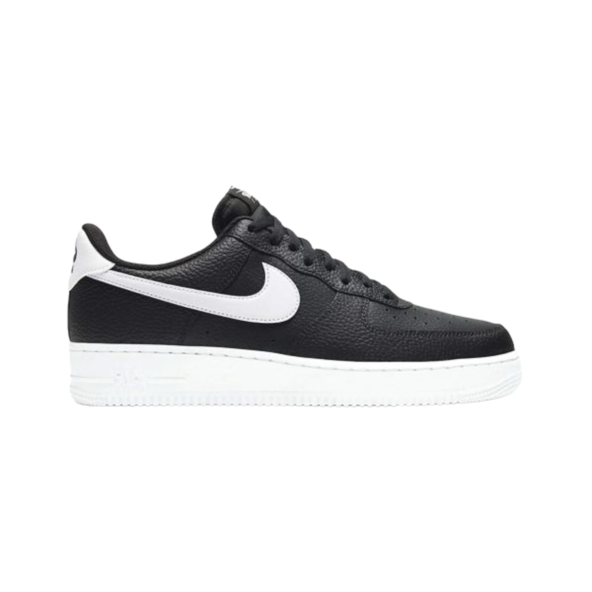 Nike Air Force 1 Low ‘07 Black White Pebbled Leather