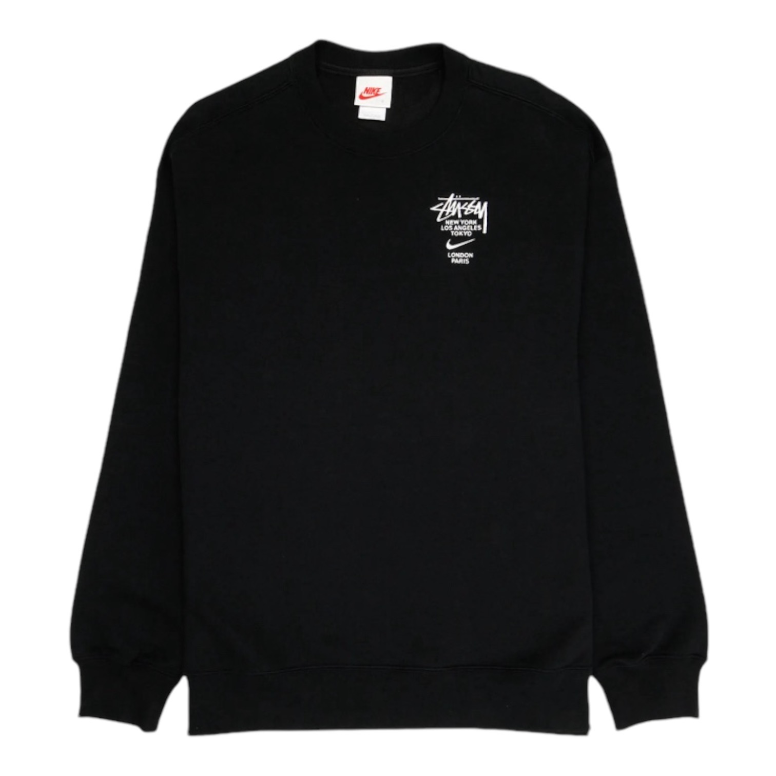 Nike X Stussy İnternational Crewneck Sweatshirt “Black”