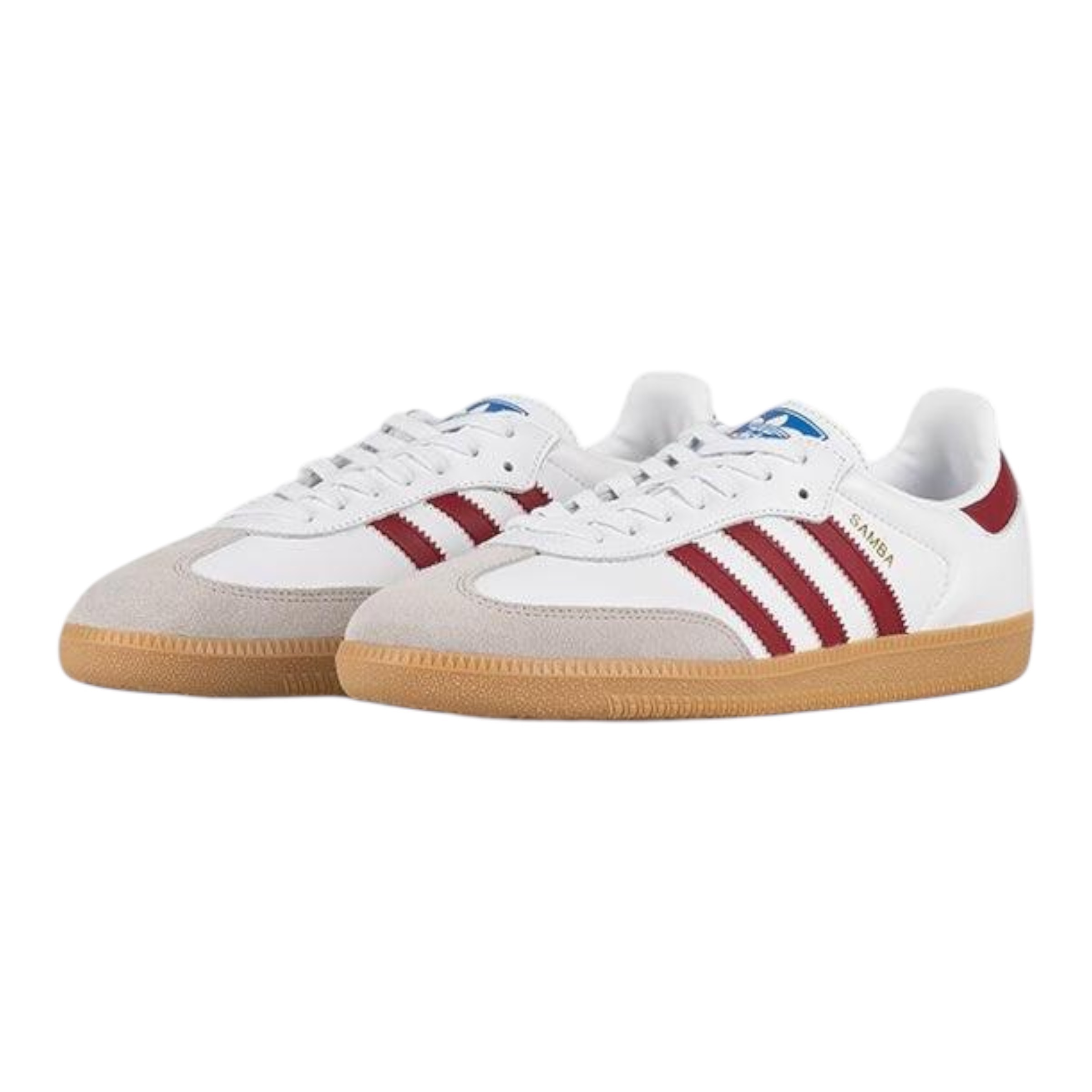 Adidas Samba OG White Burgundy Gum