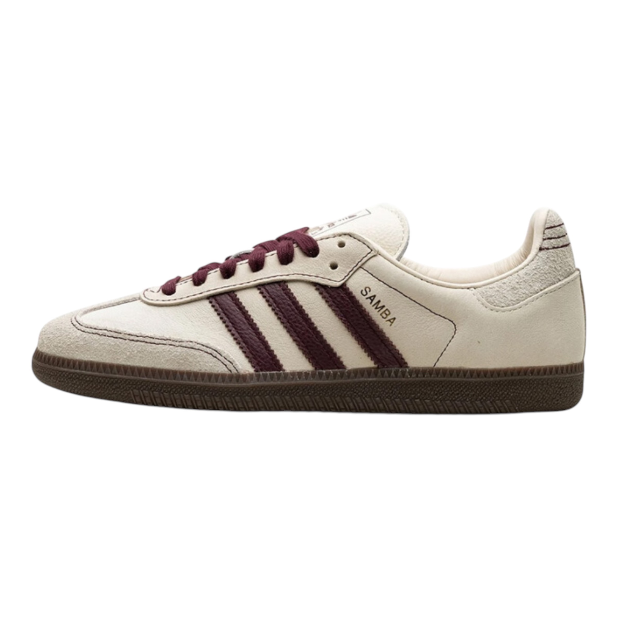 Adidas Samba OG Wonder White Maroon (Women’s)