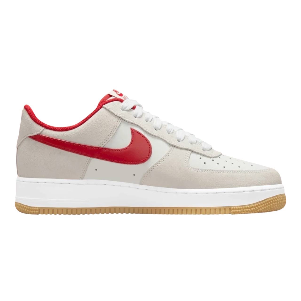 Nike Air Force 1 Low ‘07 LV8 Summit White Varsity Red Gum
