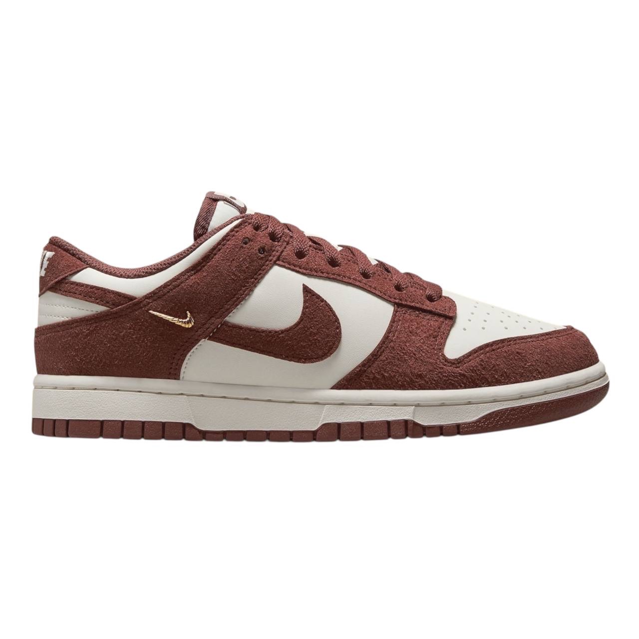 Nike Dunk Low Red Sepia Gold Mini Swoosh (Women’s)