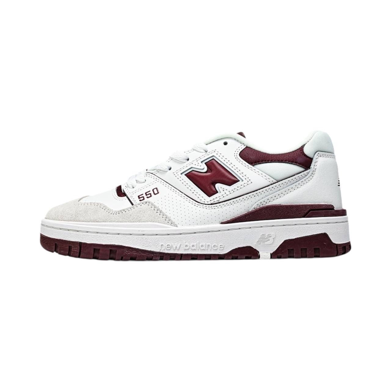 New Balance 550 Sea Salt Burgundy