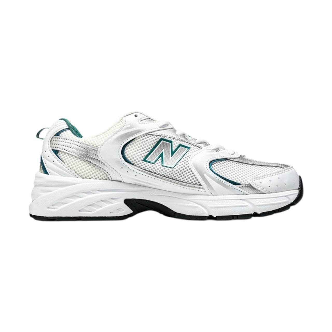 New Balance 530 White Silver Green